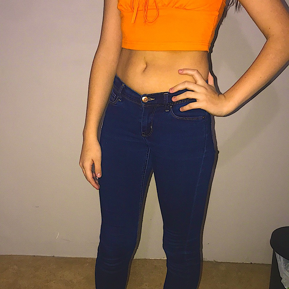 Dark blue jordache size 8 jeans